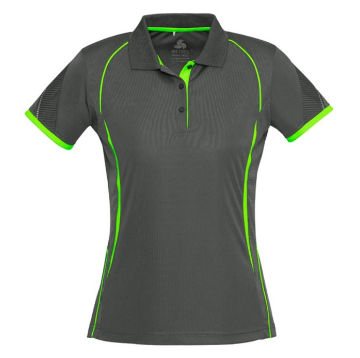 Picture of Biz Collection Ladies BIZ COOL™ Razor Polo Shirt 155gsm S/S