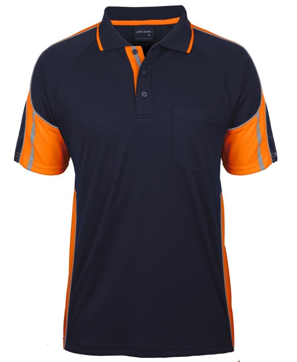 Picture of JB's Wear Street Panel Polo Shirt 100% Polyester S/S