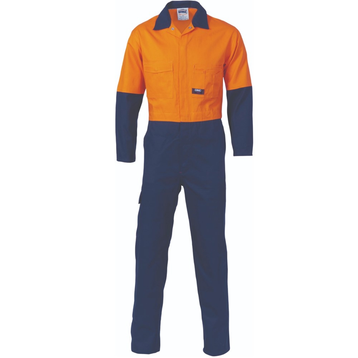 Picture of DNC Hi Vis Two Tone 100% Cotton Coverall 311gsm