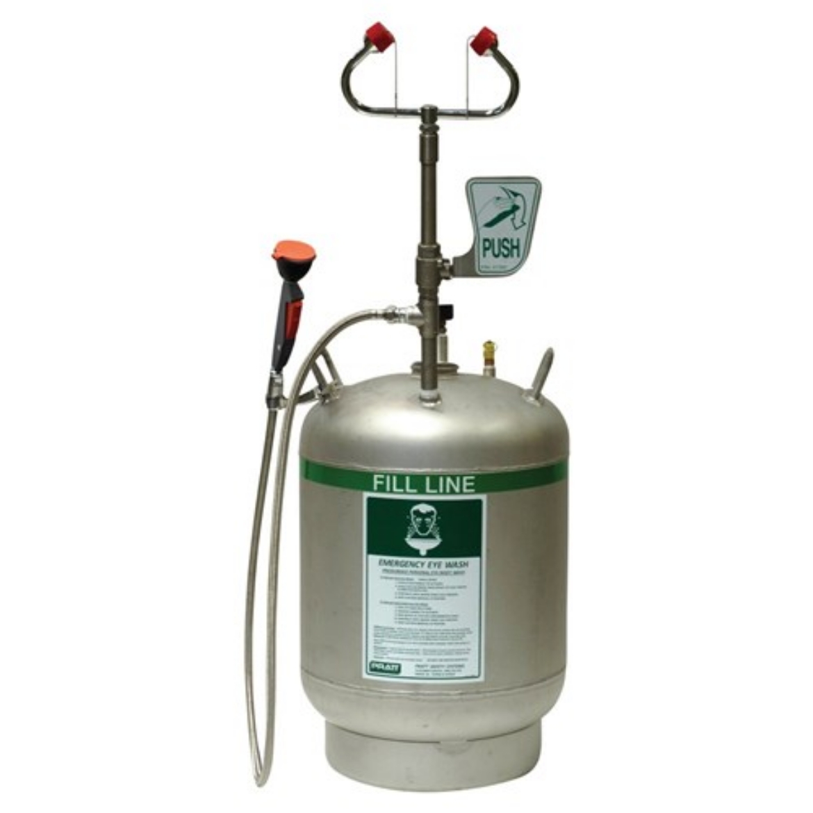 Picture of PRATT Portable Pressurised Eye and Body Wash Unit with Hand Held Drench Hose - 45LTR Unit