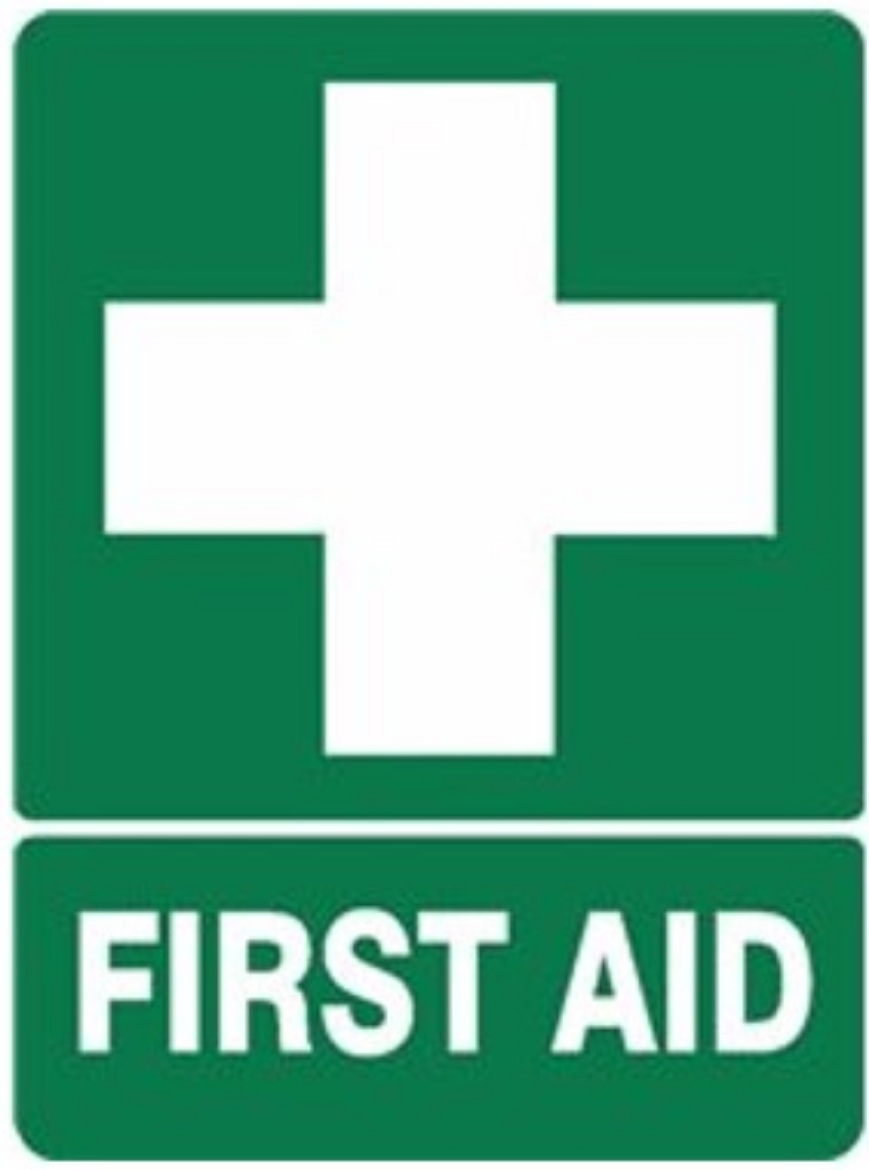 Picture of SIGN Emergency First Aid Self Adheisive Sticker 100 x 150mm
