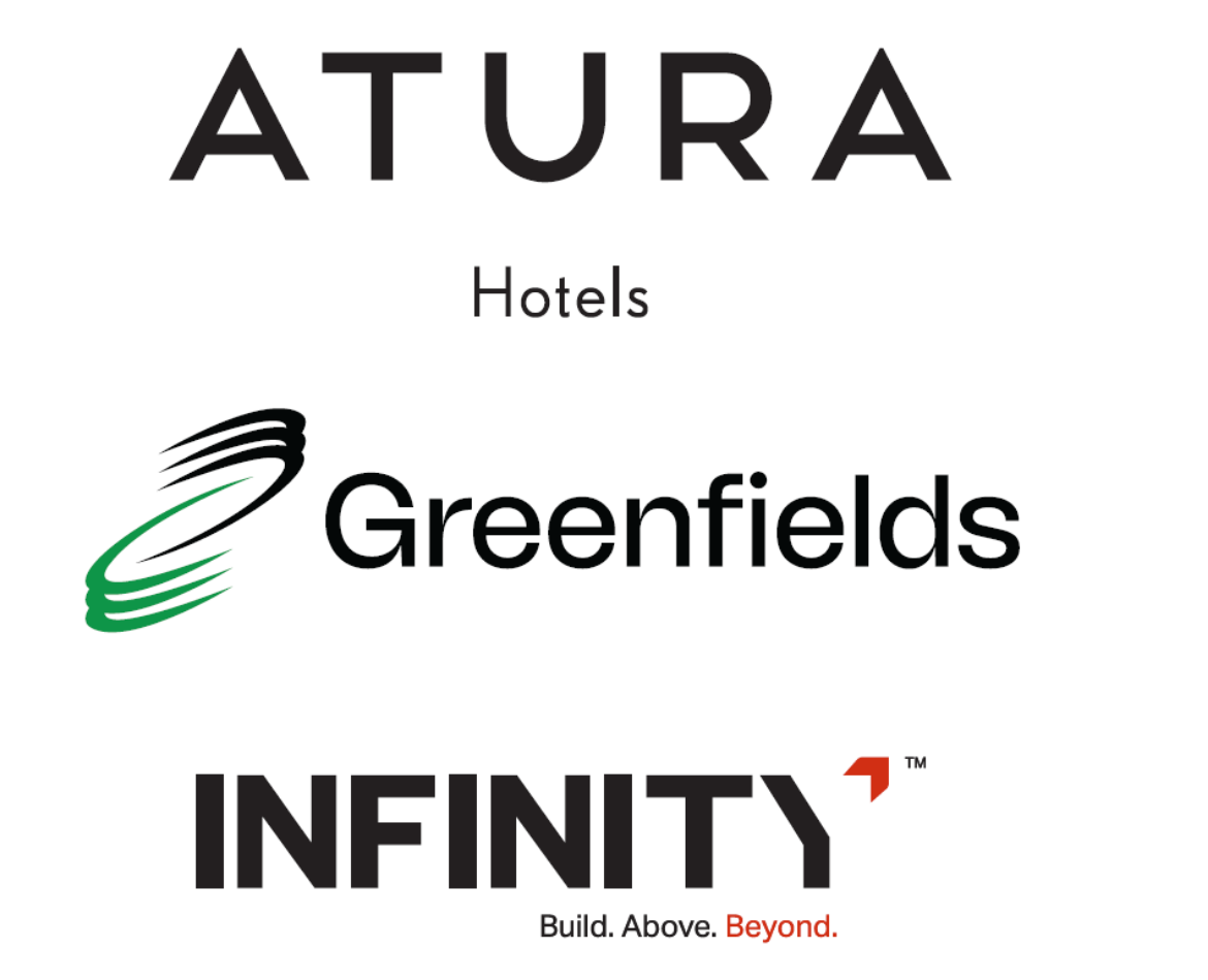 Picture of Screenprinting of Atura Hotels, Greenfields & Infinity Above & Beyond Logos on Rear of Vest