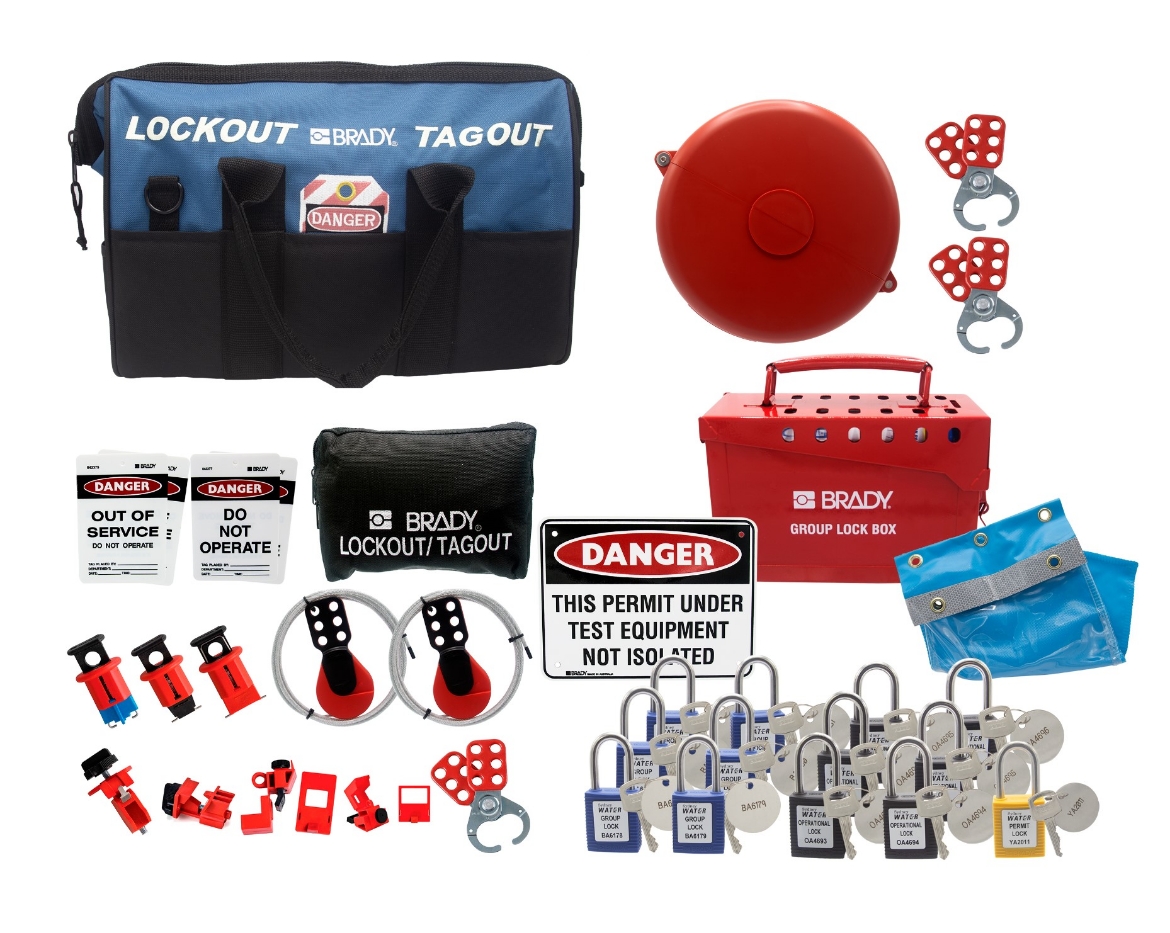 Picture of BRADY Sydney Water Lockout Kit Combo 2 > SYDNEY WATER PROJECT ONLY