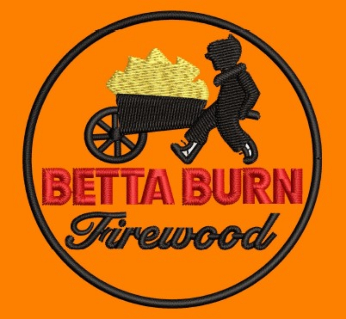 Picture of Embroidery of Betta Burn Firewood on Front Left Side