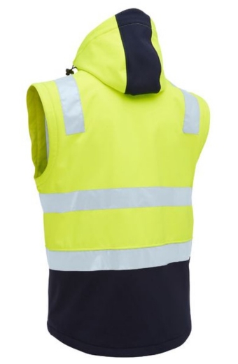 Picture of BISLEY Taped Two Tone Hi Vis 3 in 1 Soft Shell Jacket