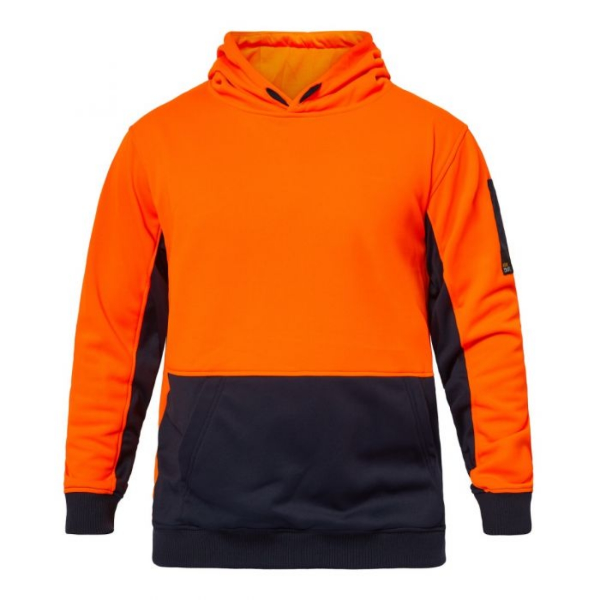 Picture of WORKCRAFT Hi Vis 100% Polyester Two Tone Hoodie Jumper 320gsm
