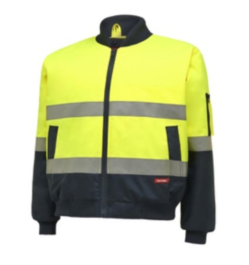 Picture of HARD YAKKA Core Hi-Vis 2 Tone Taped Waterproof Bomber Jacket