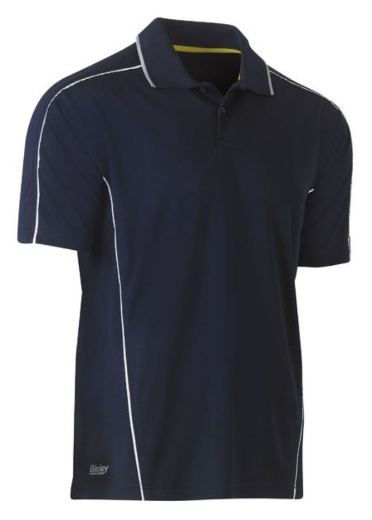 Picture of BISLEY Cool Mesh Polo Shirt with Reflective Piping 100% Polyester Mesh 140gsm S/S