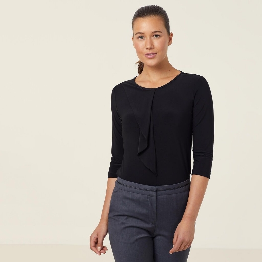 Picture of NNT Soft Jersey 3/4 Round Neck T-Top