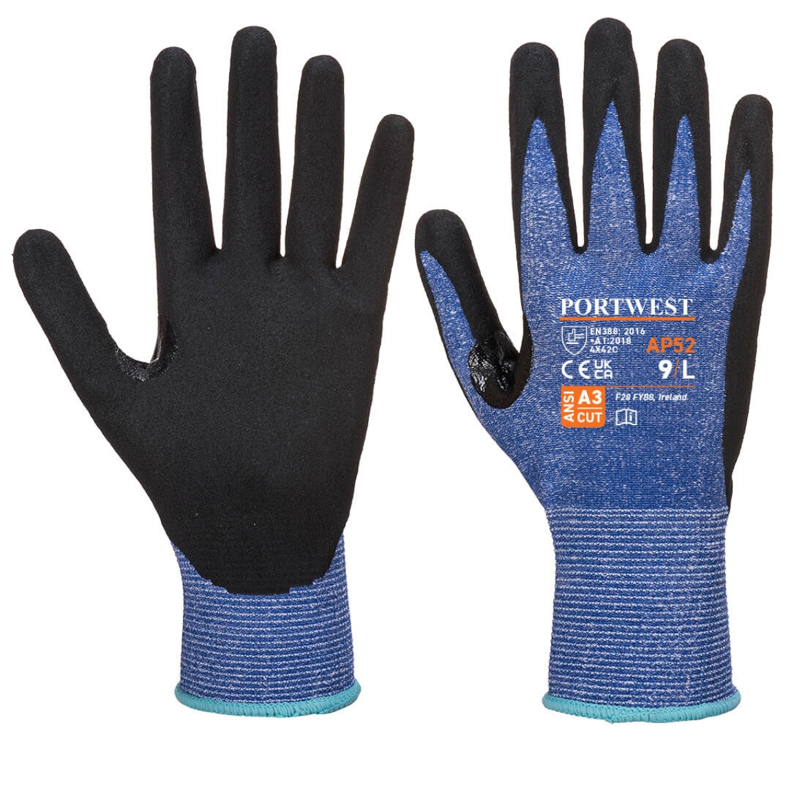 Picture of AP52 Dexti Cut Resistant C Ultra Glove Blue/Black