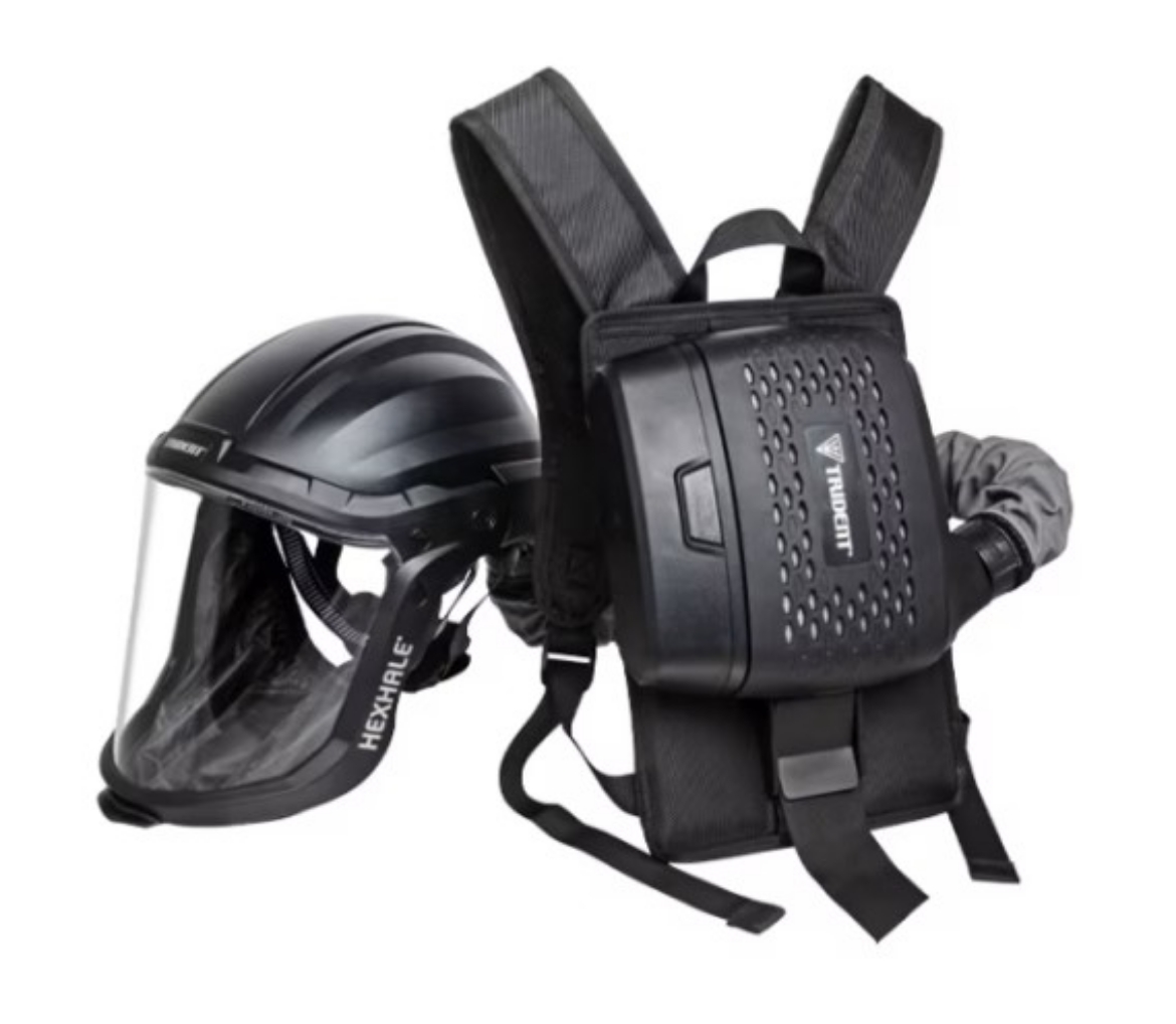 Picture of TRIDENT® Hexhale® PAPR Complete System with Fast-Charging Extended Battery & Backpack