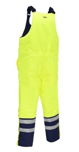 Picture of BISLEY Taped Hi Vis Freezer Bib & Brace Coverall
