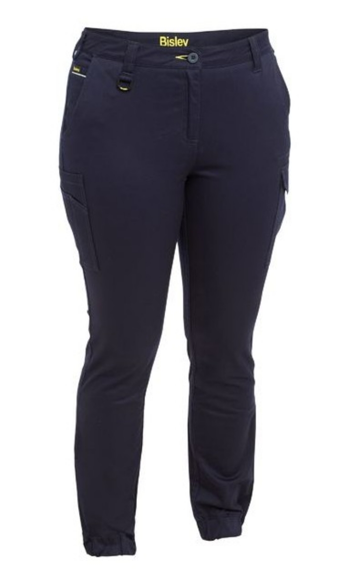 Picture of BISLEY Womens Cotton Cargo Cuffed Pants 280gsm
