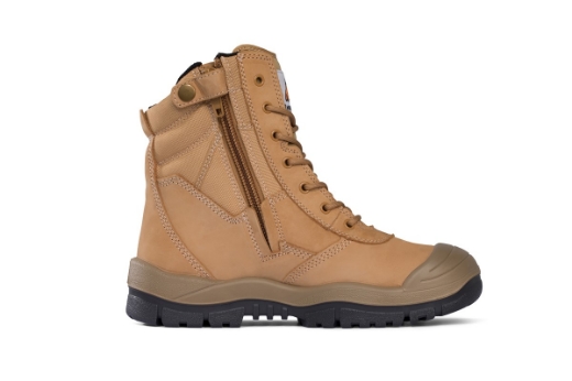 Picture of MONGREL Wheat High Leg ZipSider Boot w/ Scuff Cap TPU/PU Sole with Steel Toe Cap