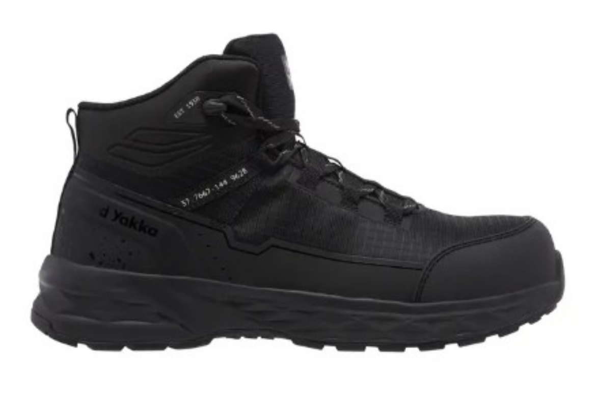 Picture of HARD YAKKA X Range Mid Composite Toe Safety Boot - Black