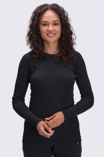 Picture of MACPAC Women's Geothermal Long Sleeve Top - Black