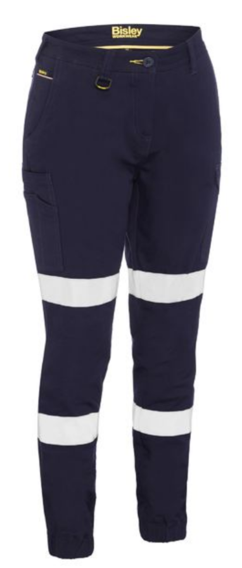 Picture of BISLEY Women's Taped Cotton Cargo Cuffed Pants
