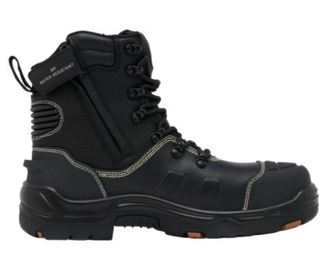 Picture of KING GEE Xtreme Guard Bennu Caustic Waterproof Chemical Resistant Composite Toe 6" Black Boot
