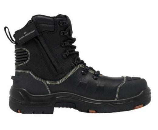 Picture of KING GEE Xtreme Guard Bennu Caustic Waterproof Chemical Resistant Composite Toe 6" Black Boot