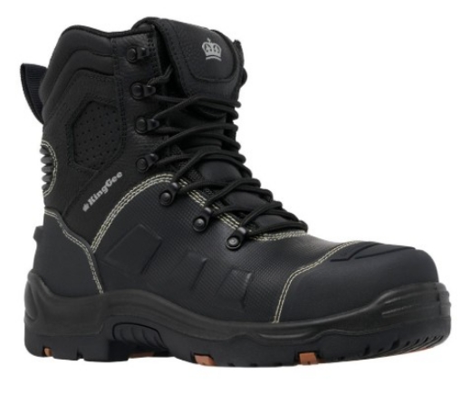 Picture of KING GEE Xtreme Guard Bennu Caustic Waterproof Chemical Resistant Composite Toe 6" Black Boot
