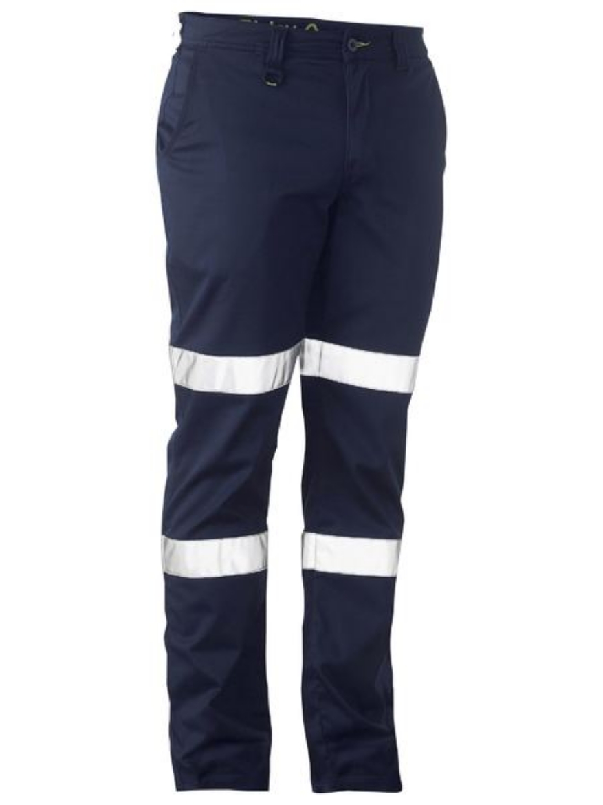Picture of BISLEY Recycle Taped Navy Biomotion Pant 240gsm