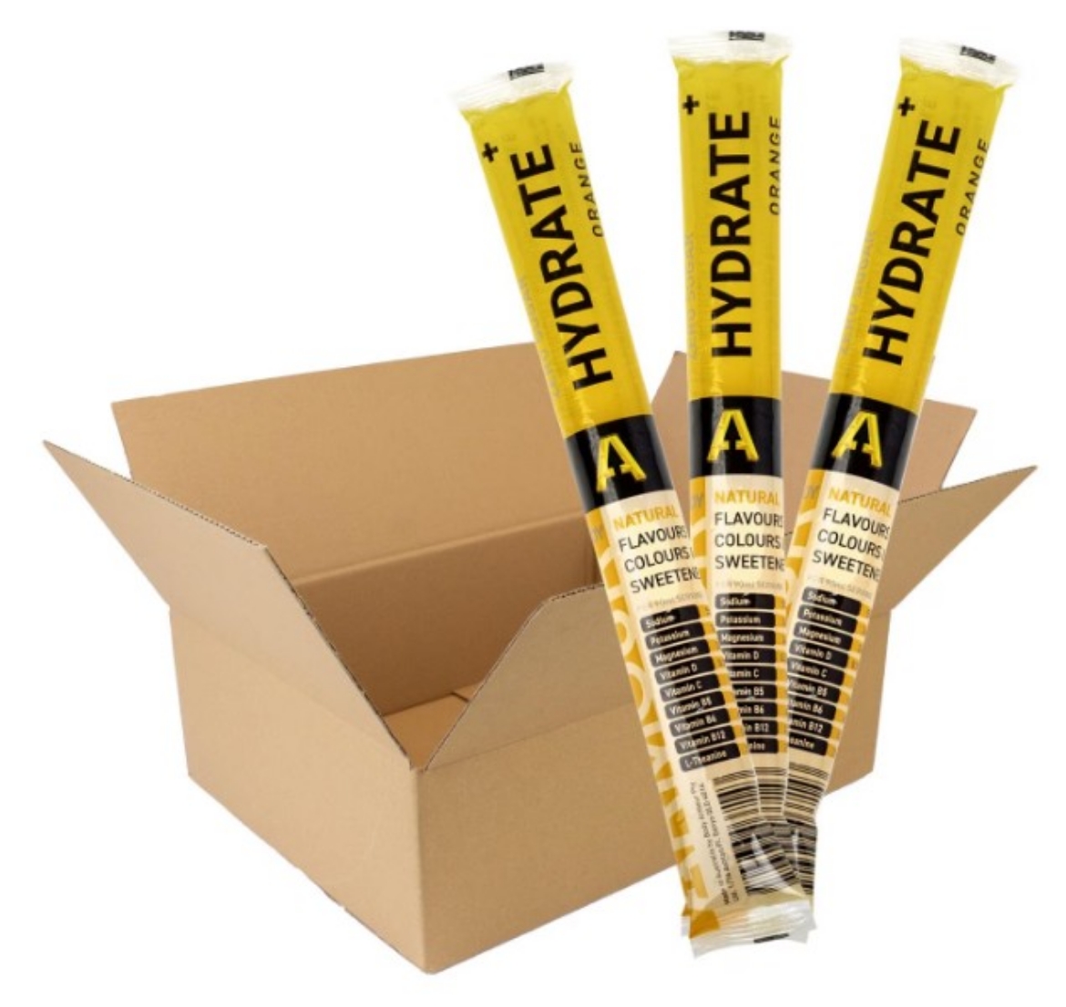 Picture of BODY ARMOUR Hydrate+ Hypotonic Icy Poles Orange - Bulk Pack