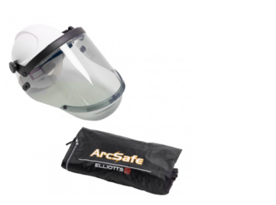Picture of Arcsafe® Ampshield  Arc Flash Face Shield Kit1 with Hard Hat & Kit Bag