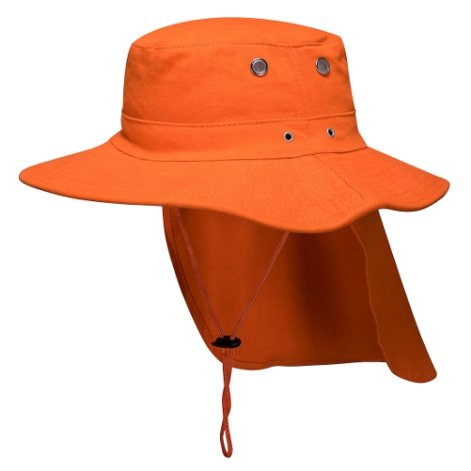 Picture of PRIME MOVER 100% Cotton wide brim hat with back legionaires flap and adjustable toggle