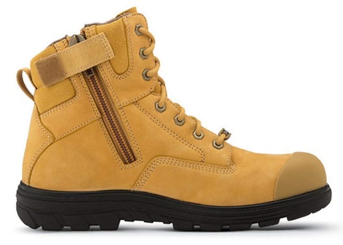 Picture of ASCENT Alpha 2 4E Wheat Zip Sided Safety Boot with Composite Toe