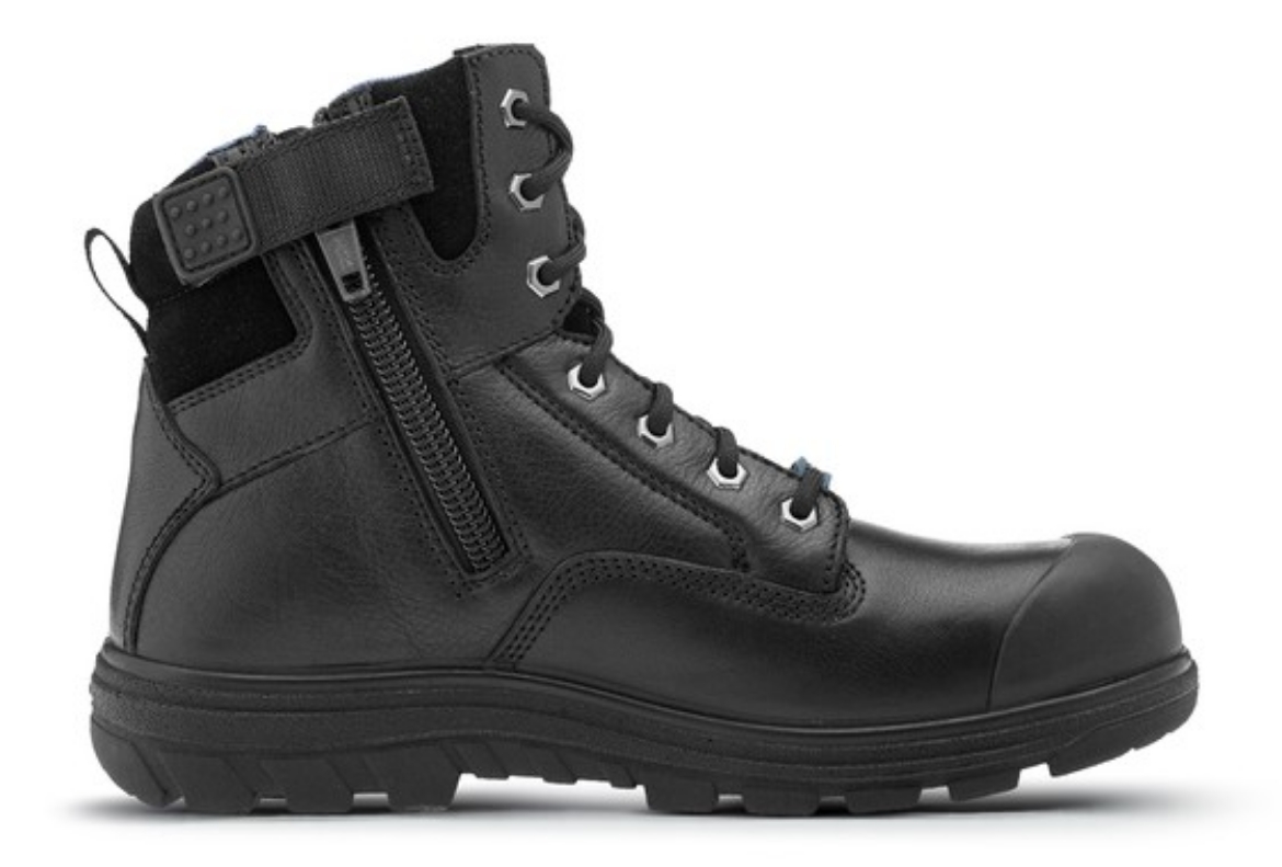 Picture of ASCENT Alpha 2 4E Black Zip Sided Safety Boot with Composite Toe