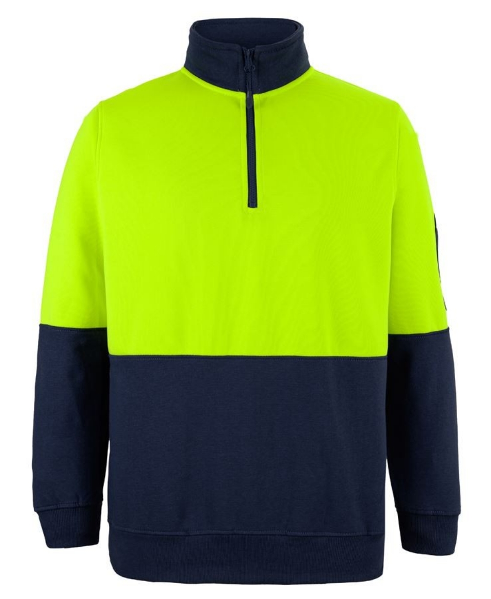 Picture of JB's Wear Hi Vis ½ Zip Fleecy 280gsm