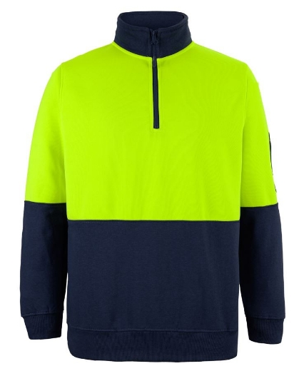 Picture of JB's Wear Hi Vis ½ Zip Fleecy 280gsm