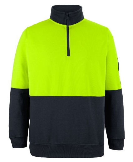 Picture of JB's Wear Hi Vis ½ Zip Fleecy 280gsm