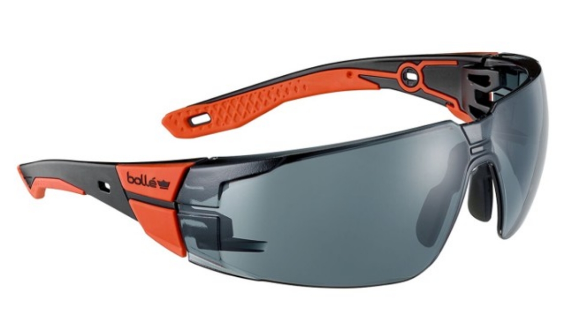 Picture of BOLLE RUSH+ 2.0 Smoke PC Lens Platinum AS/AF Bi-Material PC + TPR Red/Black Temples