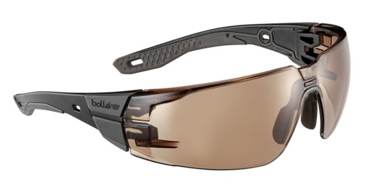 Picture of BOLLE RUSH+ 2.0 Bronze PC Lens Platinum AS/AF Bi-Material PC + TPR Black/Grey Temples