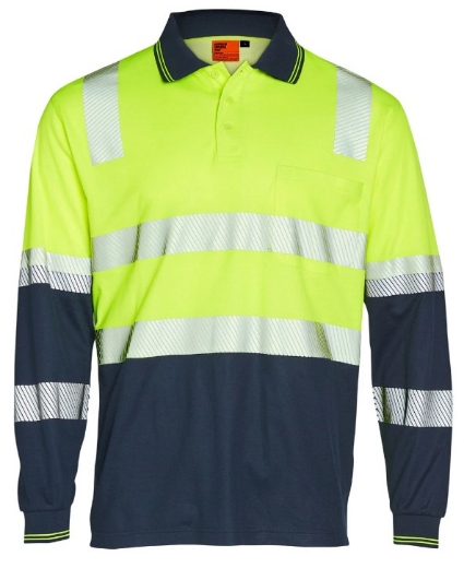 Picture of Winng Spirit Unisex Truedry® Biomotion Segmented Safety Polo Shirt 160gsm L/S