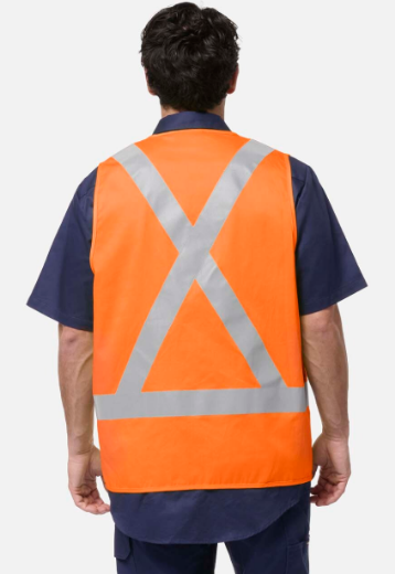 Picture of Originals Hi Vis X Back Cotton Drill Vest