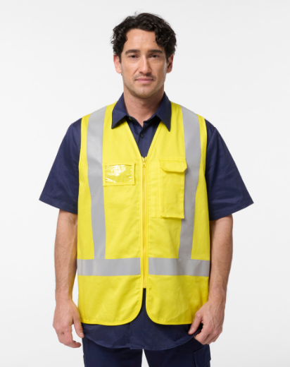 Picture of Originals Hi Vis X Back Cotton Drill Vest
