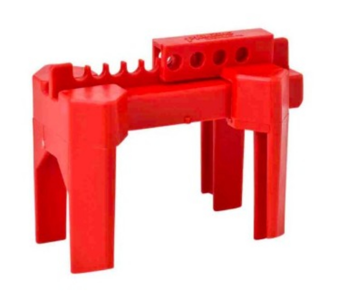 Picture of BRADY Small Ball Valve Lockout Red