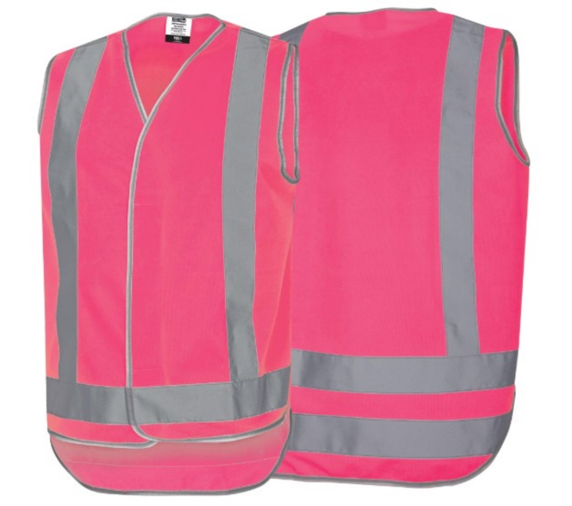 Picture of Force360 Day/Night Pink Taped Safety Vest