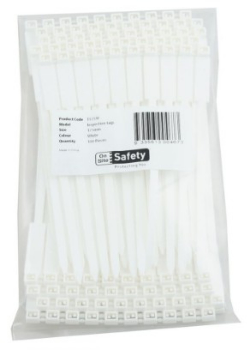 Picture of Rigging / Inspection Tags "Blank" White