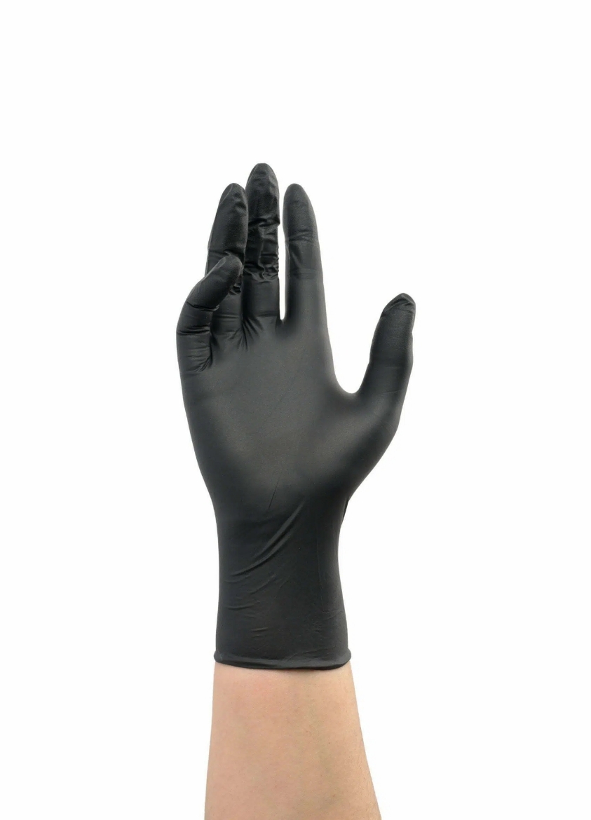 Picture of Pro-Val Nitrile Blax PF Powder Free Nitrile Disposable Gloves - Black