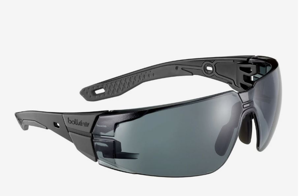 Picture of BOLLE RUSH+ 2.0 Smoke PC lens PLATINUM AS/AF Bi-material PC + TPR grey/black temple