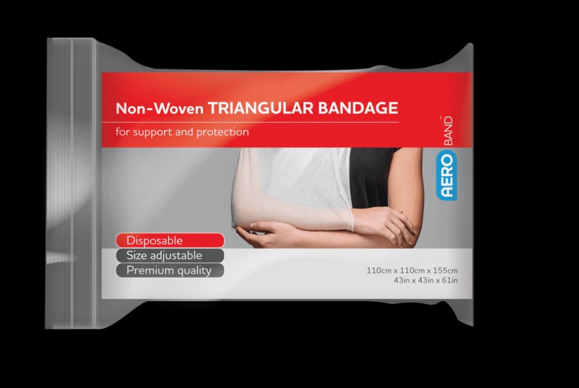 Picture of AEROBAND Non-Woven Triangular Bandage 110 x 110 x 155cm Bag/10