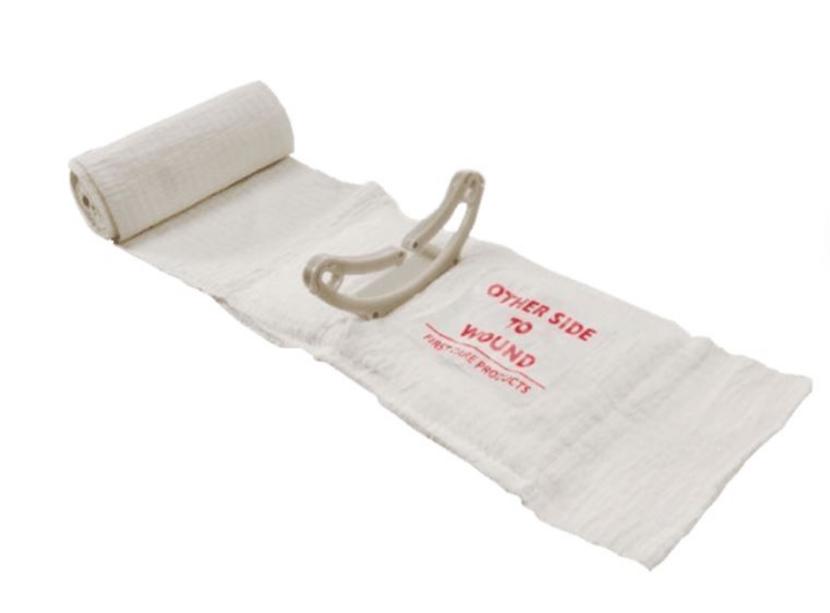 Picture of FIRSTCARE Civilian Trauma & Hemorrhage Control Bandage 10 x 17cm (White)