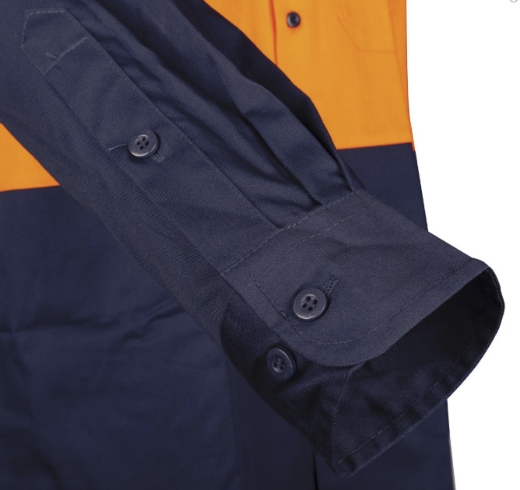 Picture of TRU WORKWEAR Lightweight Vented Hi Vis Drill Shirt 145gsm L/S