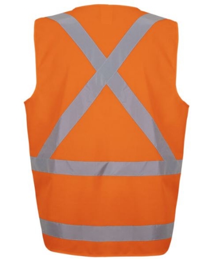 Picture of JB's NSW/QLD Rail (D+N) Zip X-Back Safety Vest