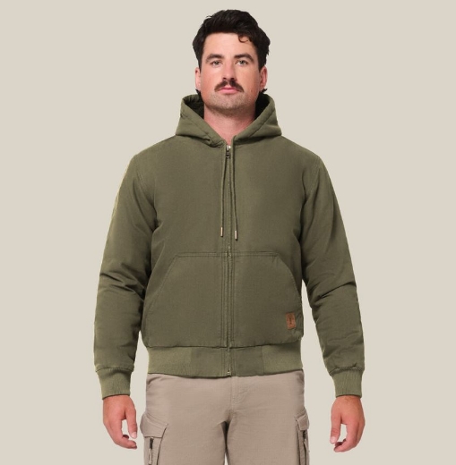 Picture of HARD YAKKA Heritage Canvas Bomber Jacket