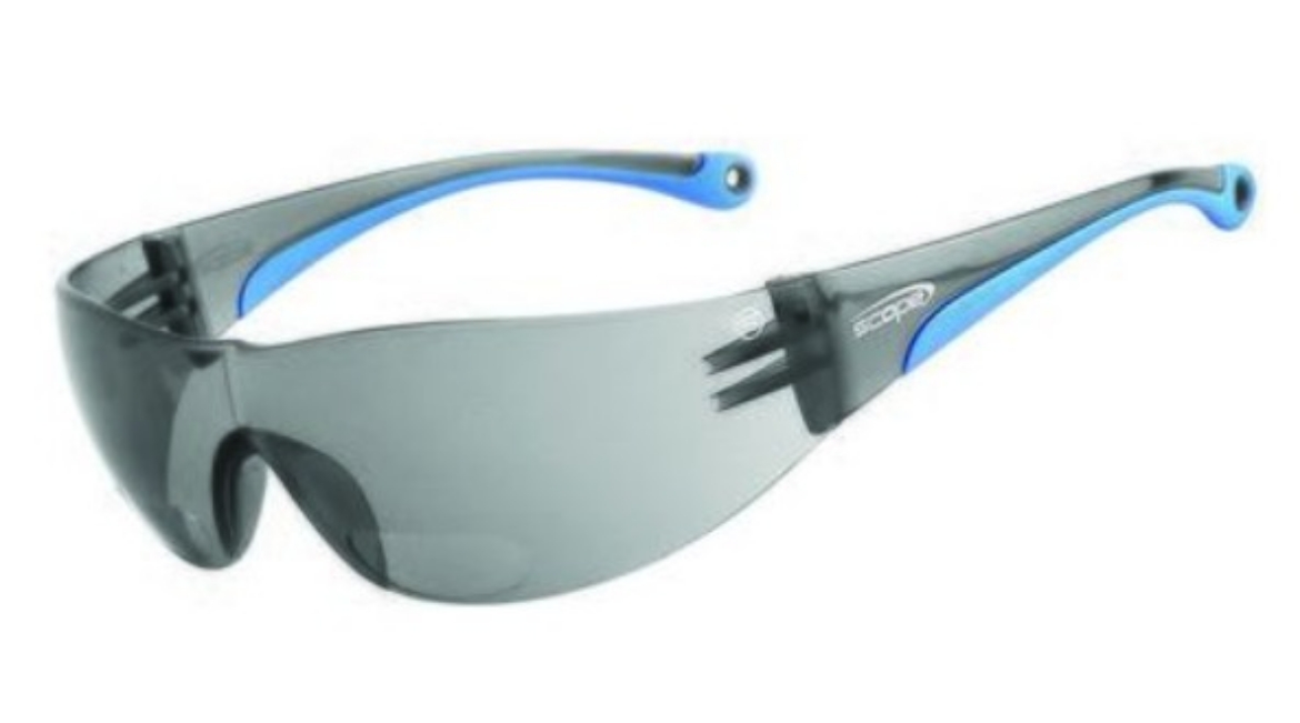 Picture of SCOPE Maxvue Diopter Safety Glasses Smoke +1.5