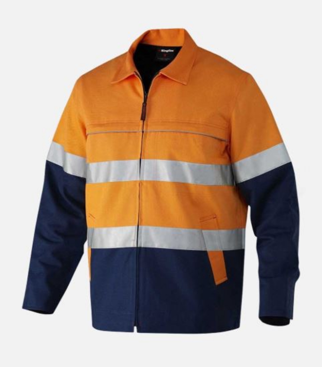 Picture of HI-VIS REFLECTIVE COTTON DRILL WORK JACKET